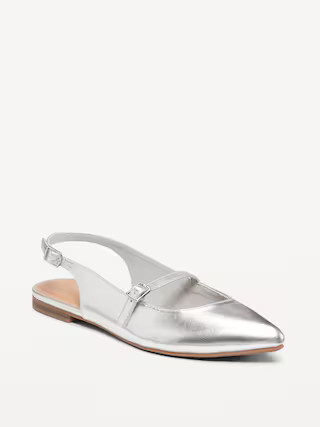 Slingback Mary Jane Flats | Old Navy (US)