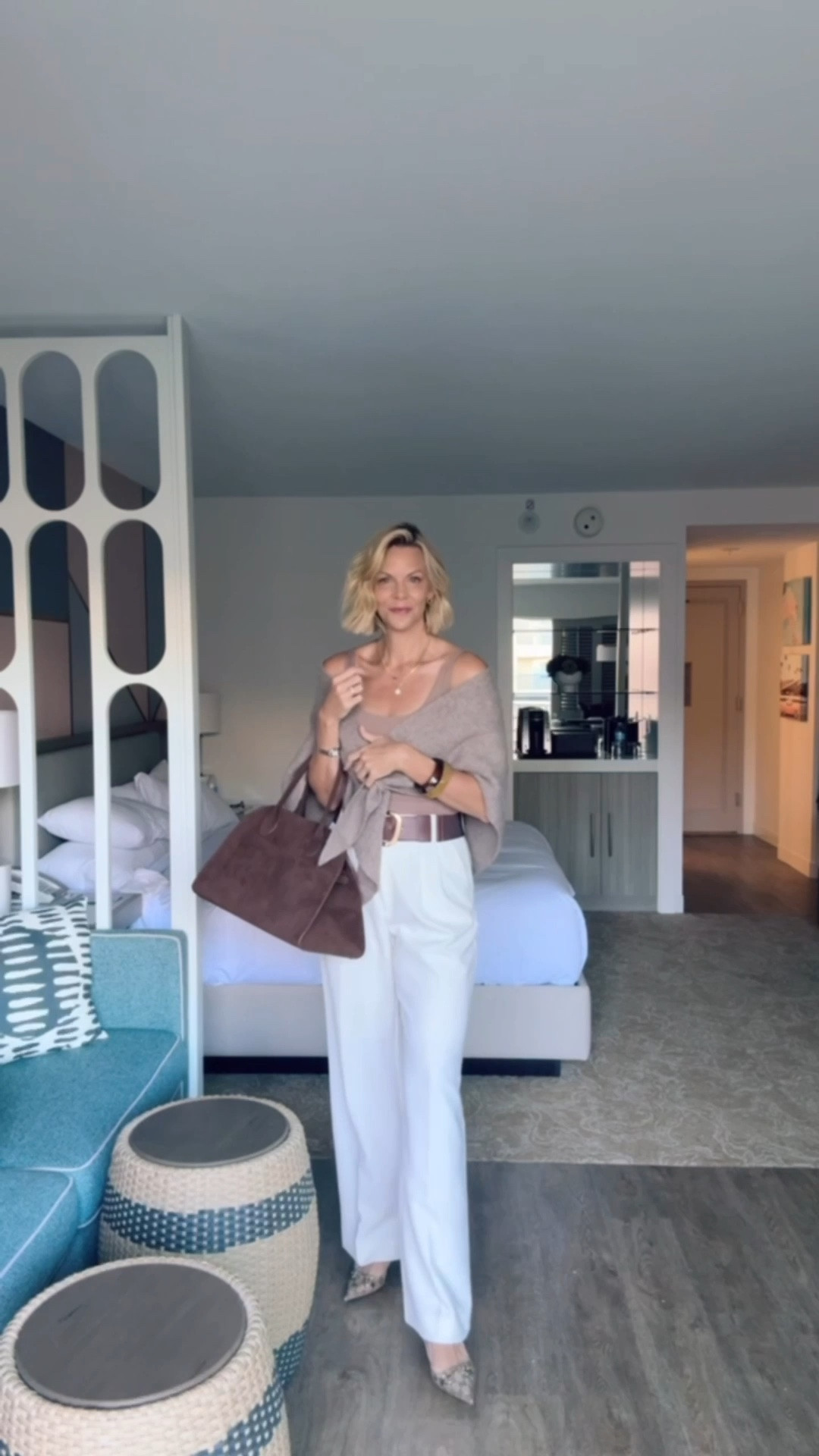 Shop today’s outfit! Amazon fashion, favorite daughter slacks, belt, purse, Walmart fashion, gold jewelry, heels, Gucci, white slacks, travel outfitt

#LTKFindsUnder100 #LTKStyleTip #LTKFindsUnder50