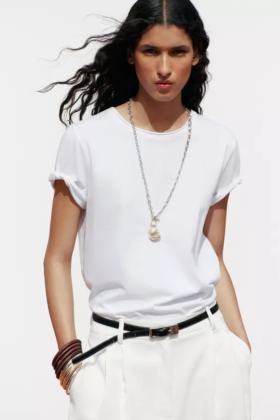 FADED SHORT SLEEVE T-SHIRT | Zara Canada