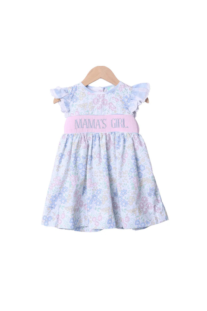 Smocked Mama's Girl Pretty Floral Dress | The Smocked Flamingo