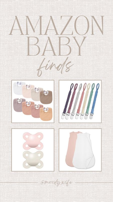 amazon baby finds // baby registry // baby products // new mom essentials // amazon baby registry // baby sleep sack // baby bibs // baby pacifiers // pacifier clips 

#LTKbaby #LTKbump #LTKkids