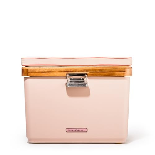 Business & Pleasure Co. Hemingway Cooler - 55 Quart Insulated Ice Chest Cooler - Great for Beach, Picnics, & Boating, Dusty Pink | Amazon (US)