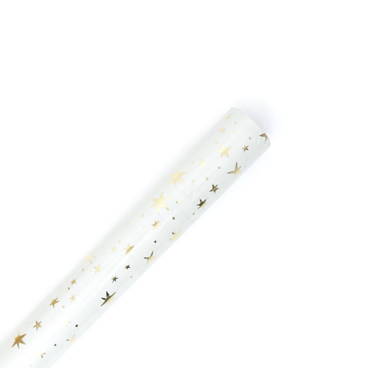 Roll Wrap Gold Foil Stars on Cream - Spritz™ | Target