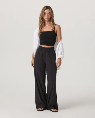 Vuori Villa Wideleg - Long | Black | XS, Size Extra Small | Vuori Clothing (US & Canada)