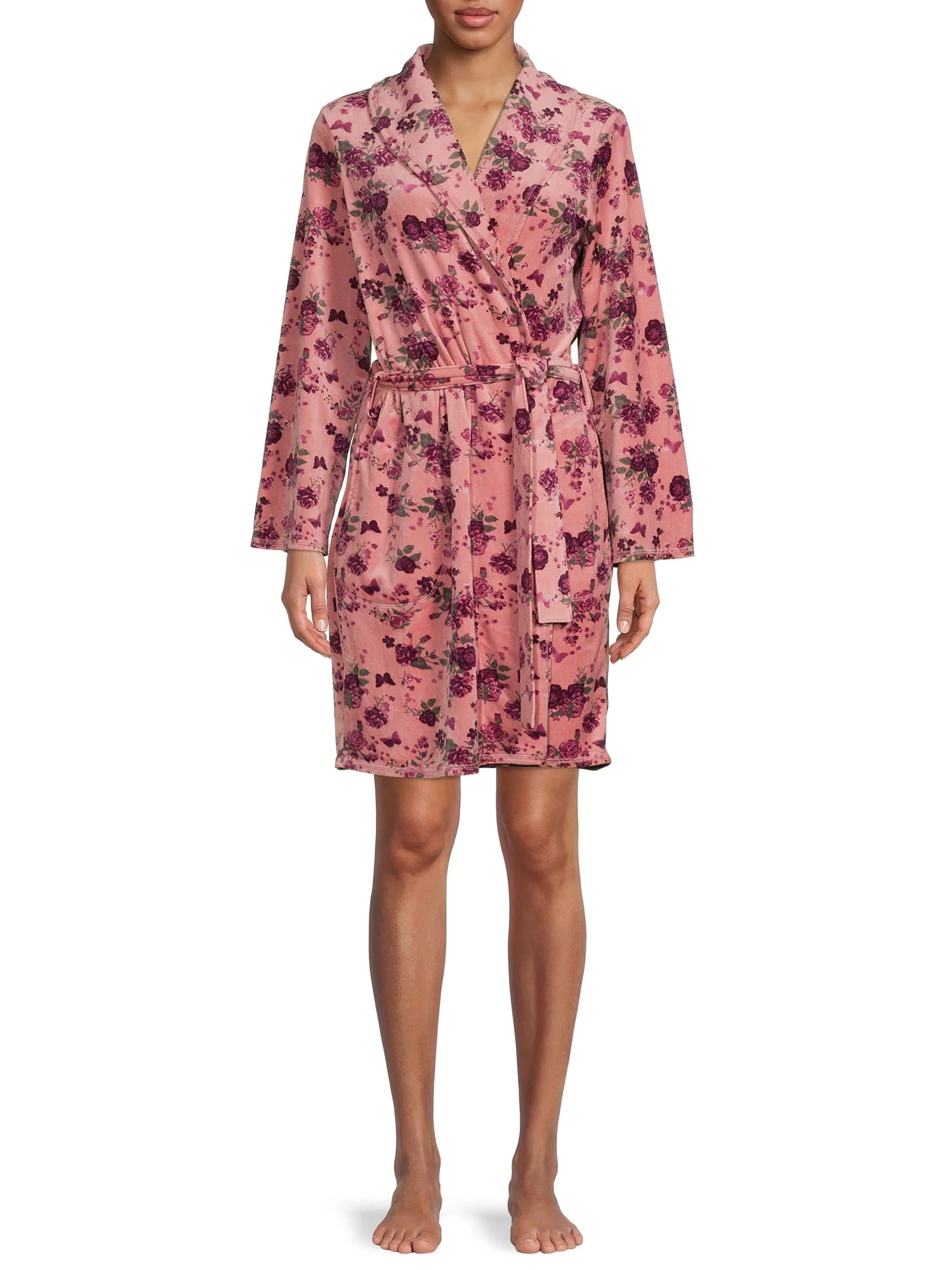 Jessica Simpson Women’s Velour Robe - Walmart.com | Walmart (US)