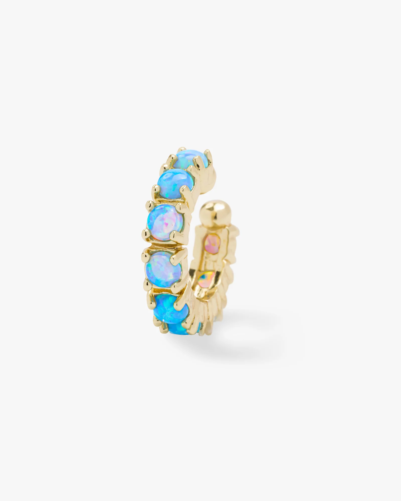 Oh SHE Fancy Ear Cuff - Gold|Blue Opal | Melinda Maria