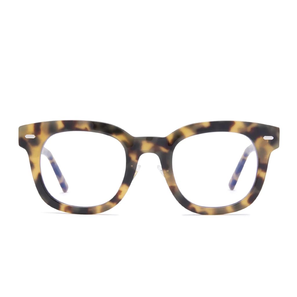 SUMMER - HAZEL TORTOISE + CLEAR GLASSES | DIFF Eyewear