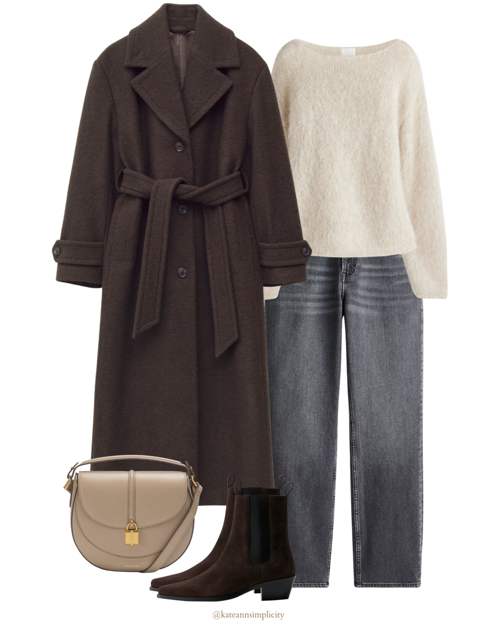 Brown coat and cream sweater 
Winter outfit 

Cozy layers, clean lines, and the kind of neutral tones that make every autumn outfit look instantly elevated. Effortless everyday style — polished enough for the office, comfortable enough for a coffee run, and timeless enough to live in your capsule wardrobe for years.

#LTKMidsize #LTKgrwm #LTKOver40