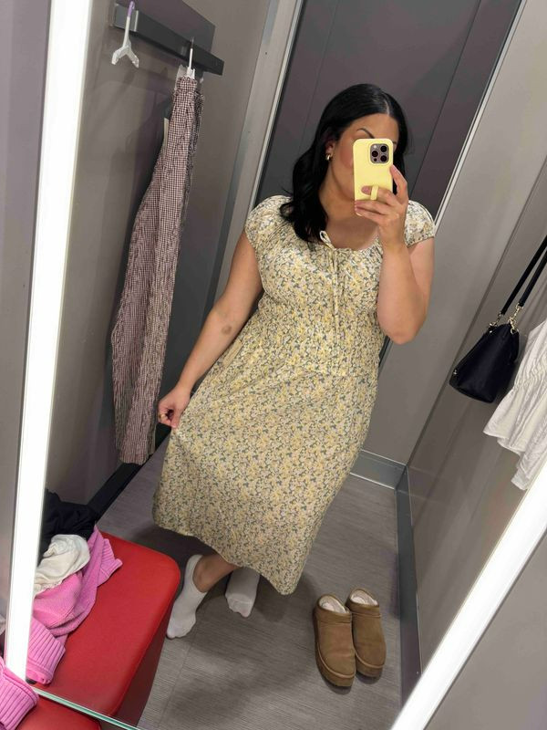 New spring set at Target! Wearing an XL in both pieces and am 11 days postpartum!  

 #LTKSeasonal #LTKMidsize