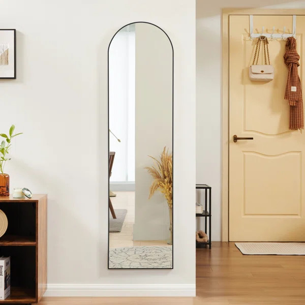 Nayelis Metal Arch Floor Mirror | Wayfair North America