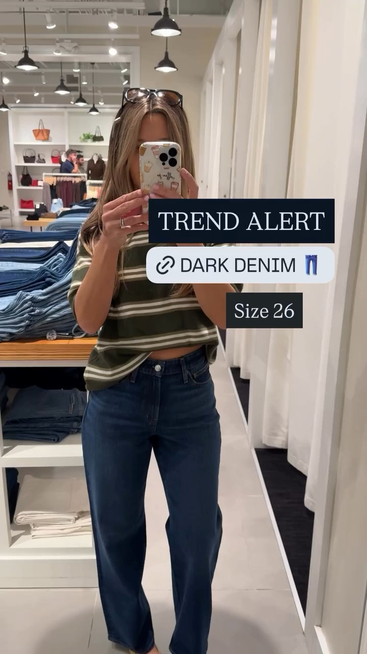 TREND ALERT 
Dark denim Size 26
@Madewell

#LTKSeasonal #LTKSaleAlert #LTKvlog