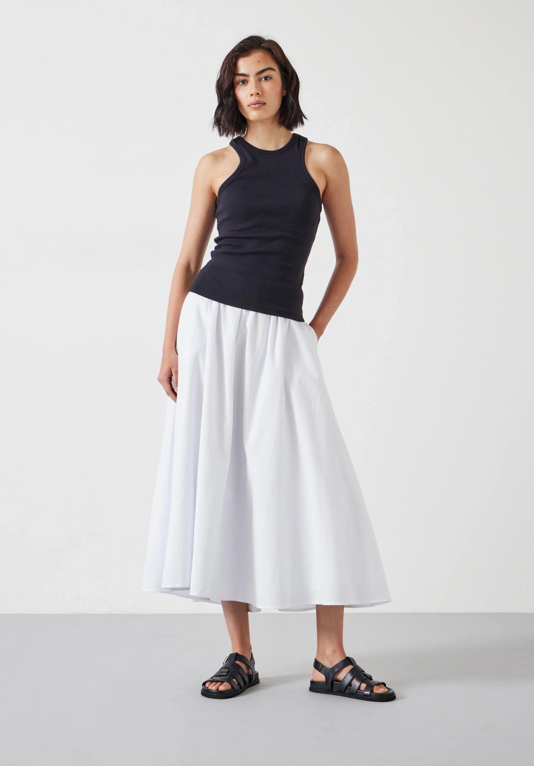 Ishani Maxi Textured Skirt | Hush UK