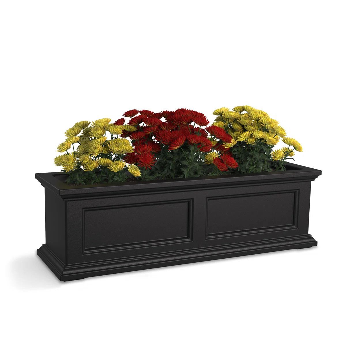 The Anastasiya Resin Window Box Planter with Water Reservoir | Wayfair North America