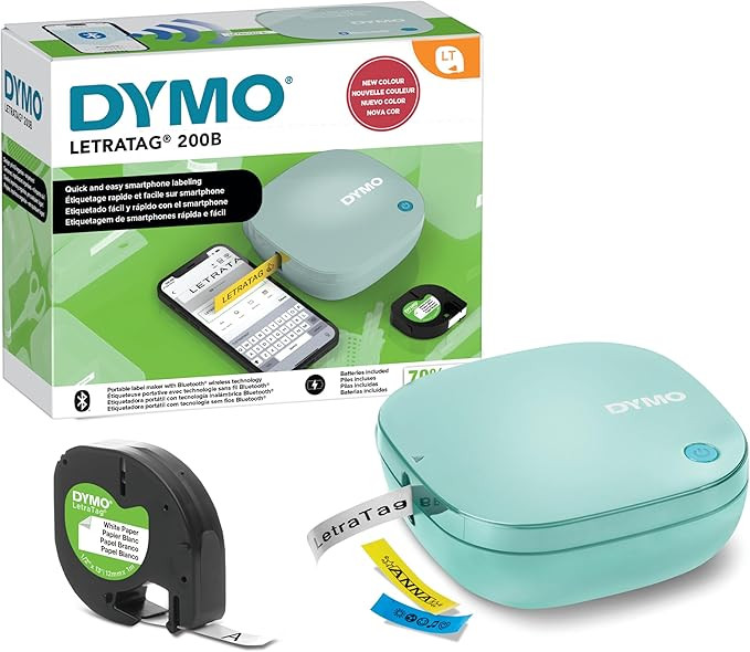 DYMO LetraTag 200B Bluetooth Label Maker | Compact Label Printer | Connects Through Bluetooth Wir... | Amazon (US)