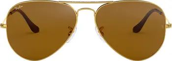 62mm Oversize Aviator Sunglasses | Nordstrom