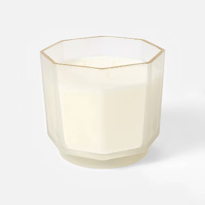 3-Wick Faceted Glass Clementine and Clove Jar Candle 21oz - Threshold™ designed with Studio McG... | Target