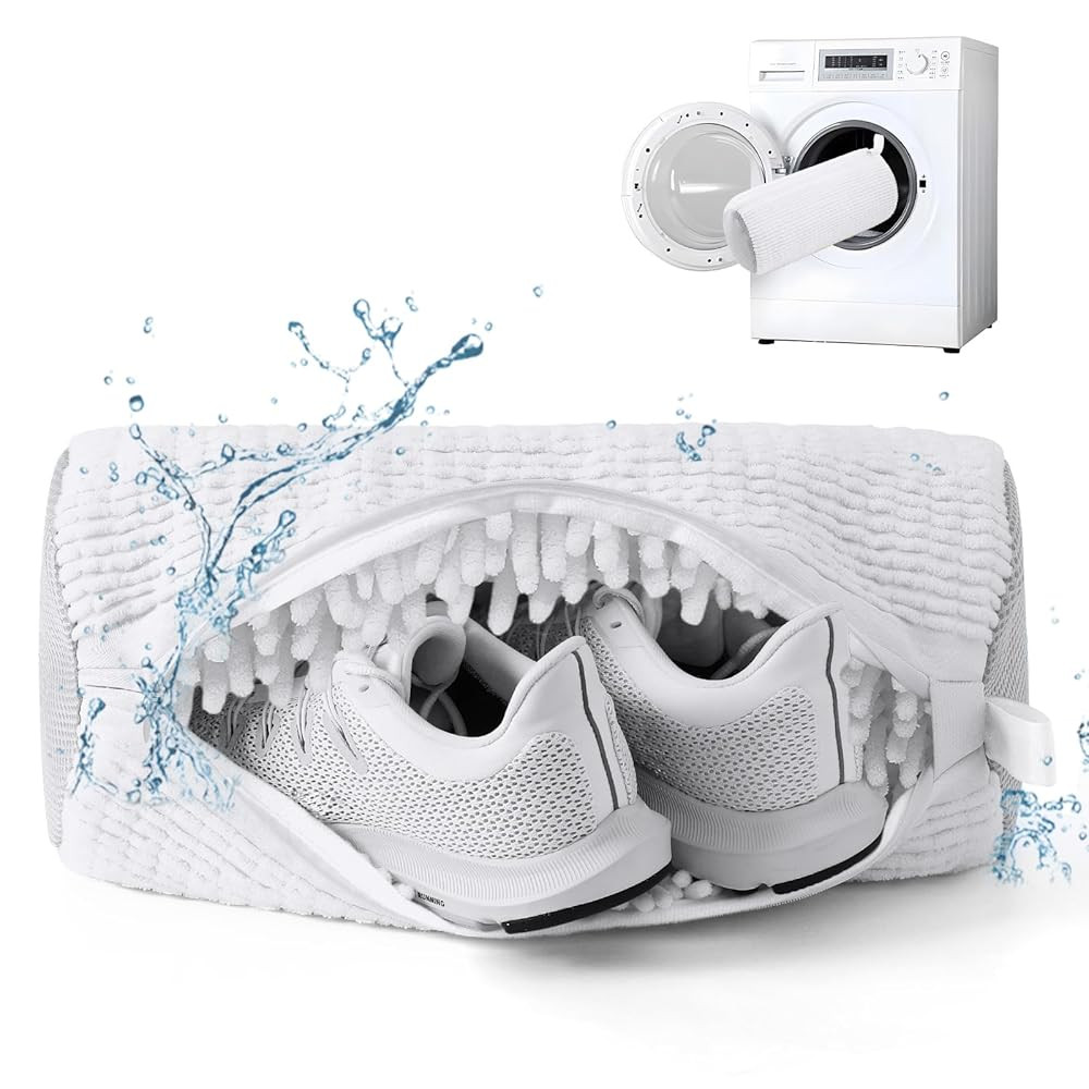 Shoe Washing Machine Bag,Shoe Laundry Bags for Sneakers, Reusable Shoe Cleaning Bag for All Shoe ... | Amazon (US)