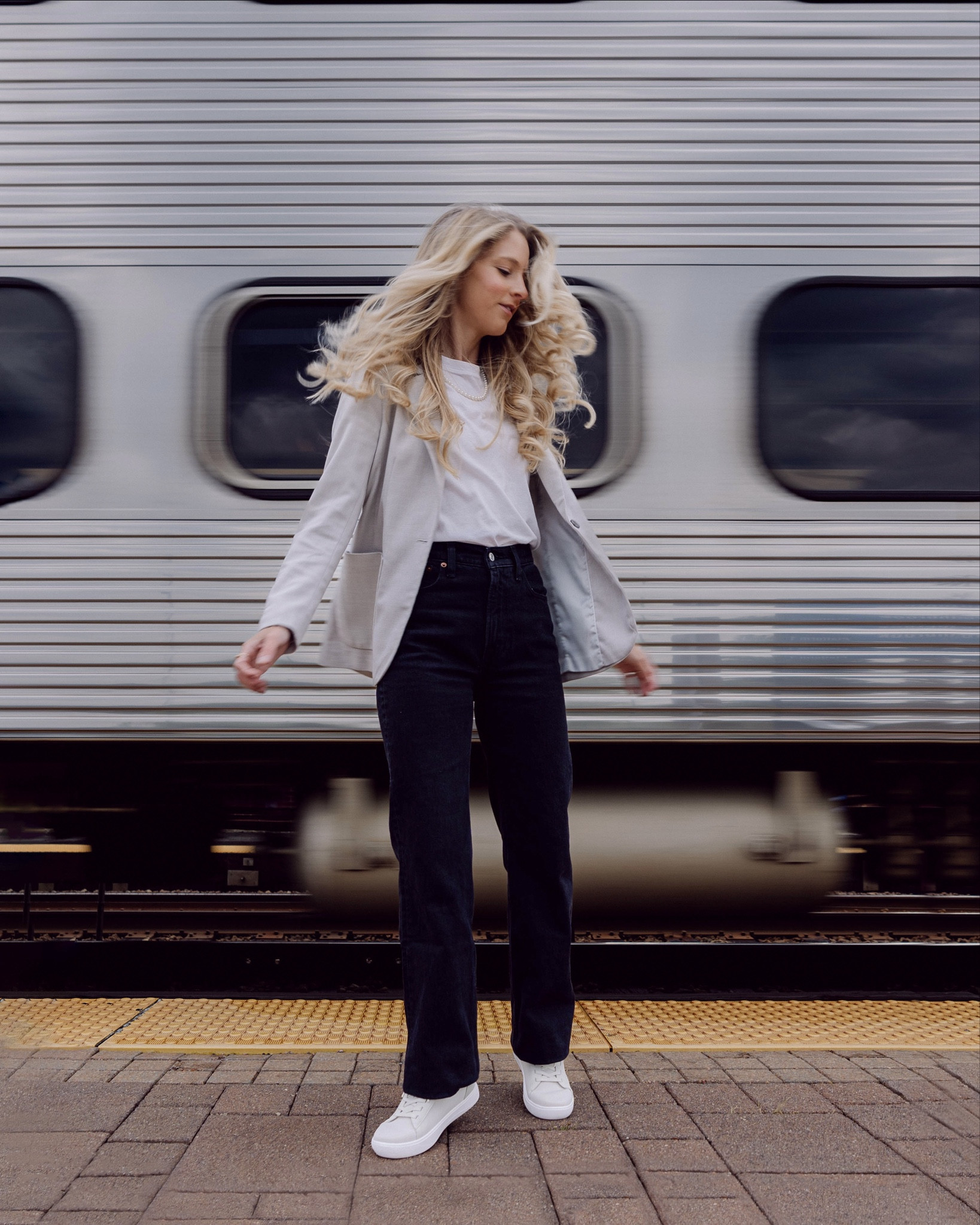 Travel outfit-black denim, sneakers, a white tee and a blazer. 

These waterproof sneakers are a game changer for travel. No more wet socks or worrying about rain + stepping in a puddle.

Spring outfit, classic outfit, simple outfit, easy, Abercrombie denim, tan blazer, white tshirt outfit, white sneakers, jeans, waterproof sneakers, waterproof tennis shoes, travel outfit, what to wear in Europe, what to pack, fall outfitts

#LTKStyleTip #LTKFindsUnder100 #LTKTravel