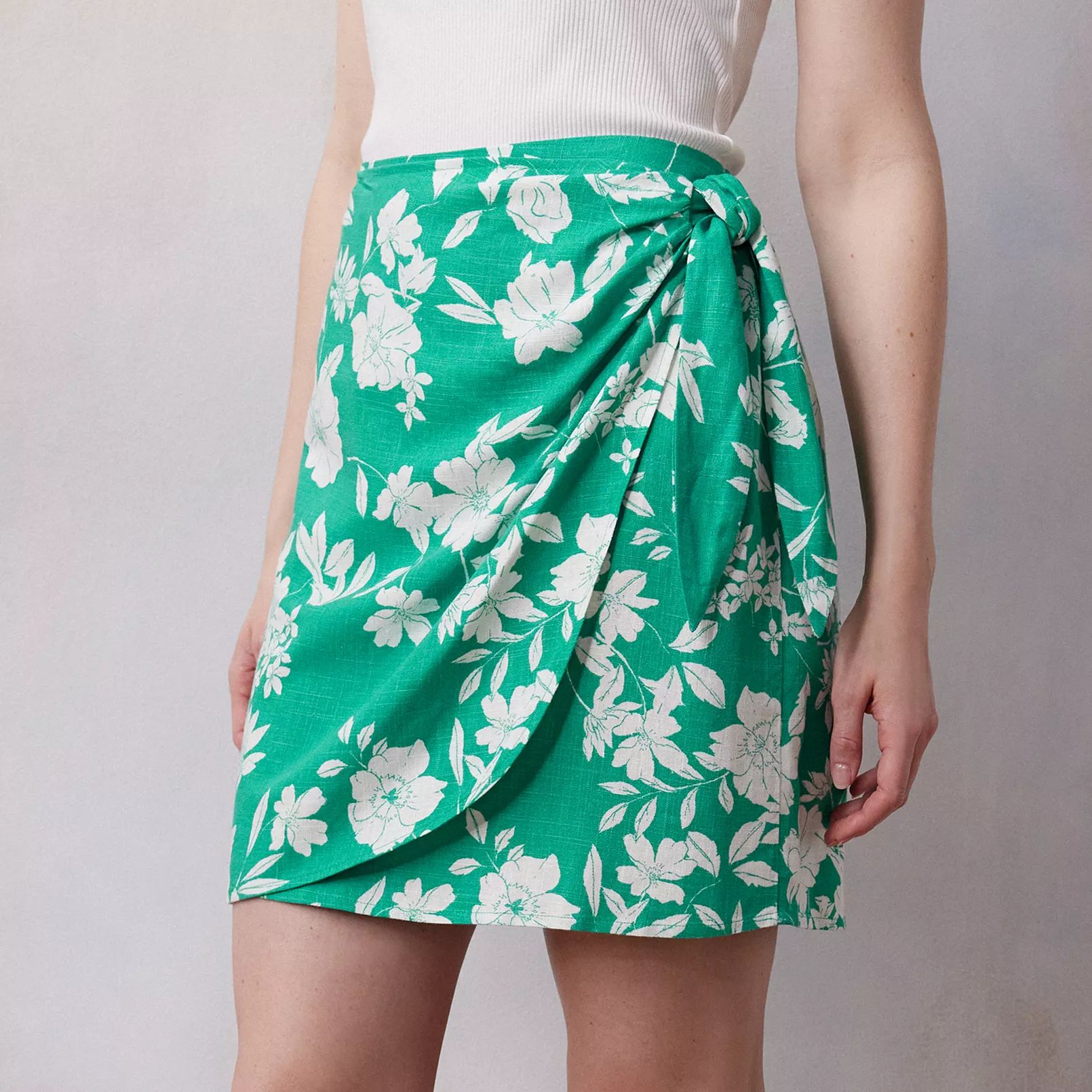 Women's LC Lauren Conrad Sarong Wrap Mini Skirt | Kohl's
