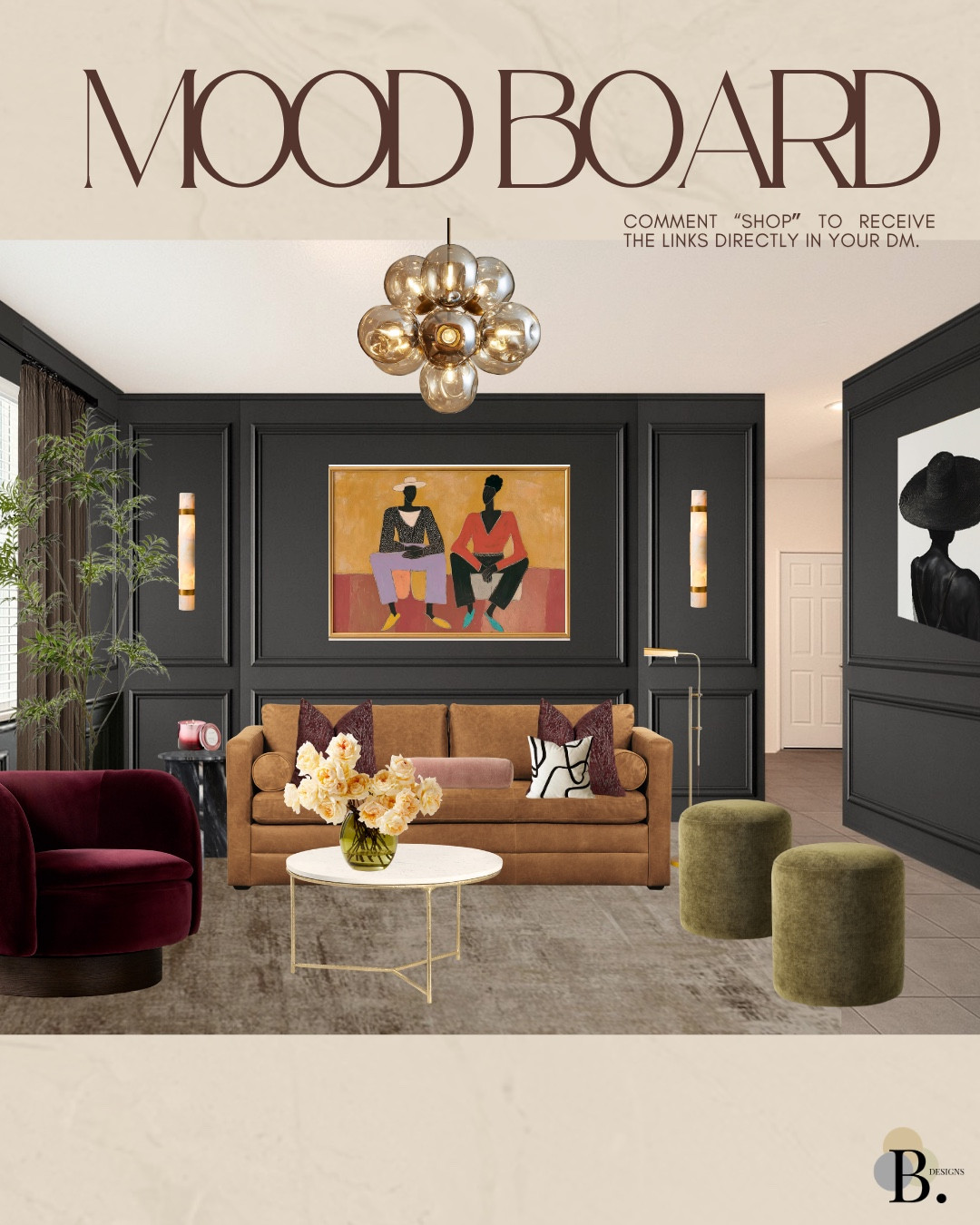 💐your mood board here ✨
let’s refresh your space for spring. loving the jewel tones in this client space. proof that virtual design can still give you everything you need to fully redesign your space.

link in bio to book a consult, or save this for inspo later 