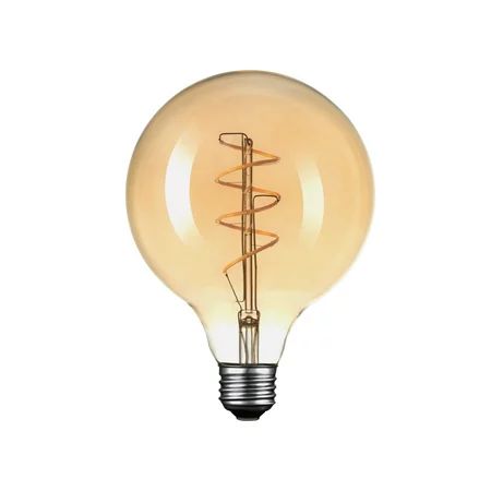 Globe Electric Oversized Round Vintage Edison Style 40W Equivalent Soft White (2200K) Dimmable LED L | Walmart (US)