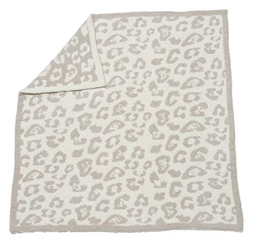 Barefoot Dreams Cozychic Barefoot in the Wild Baby Blanket - Stone / Cream | Amazon (US)