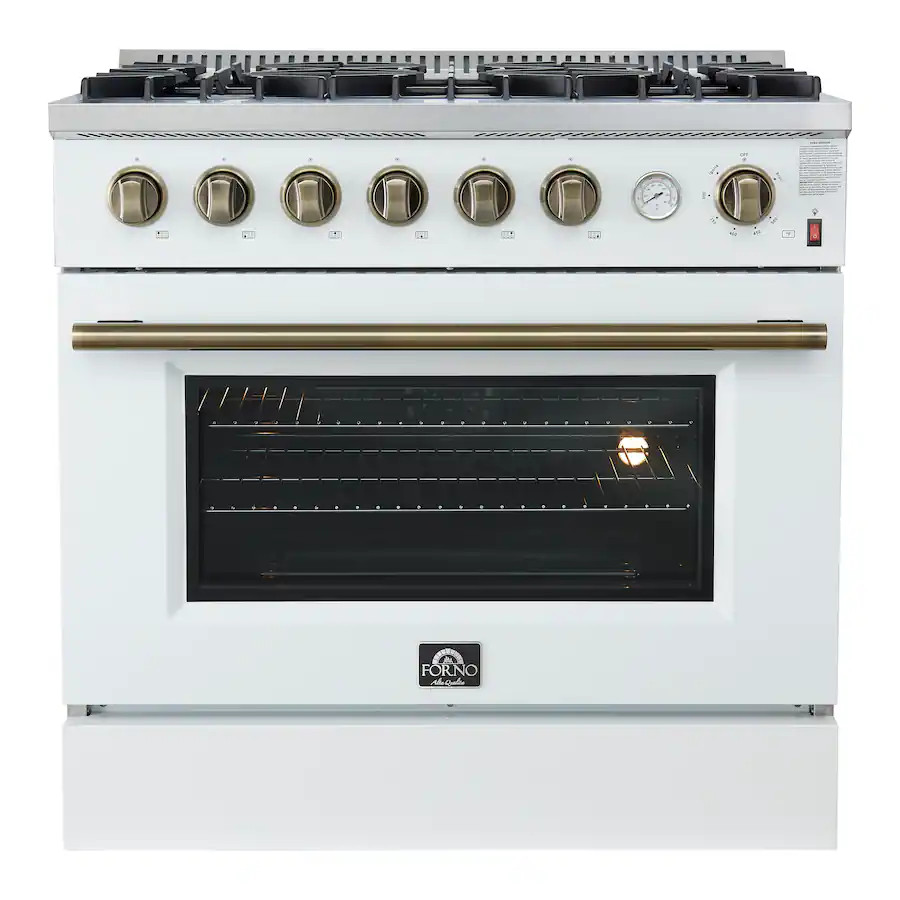 Forno Appliances - Marco 5.36 Cu. Ft. Freestanding Gas Convection Range with Hidden Bake Element ... | Best Buy U.S.