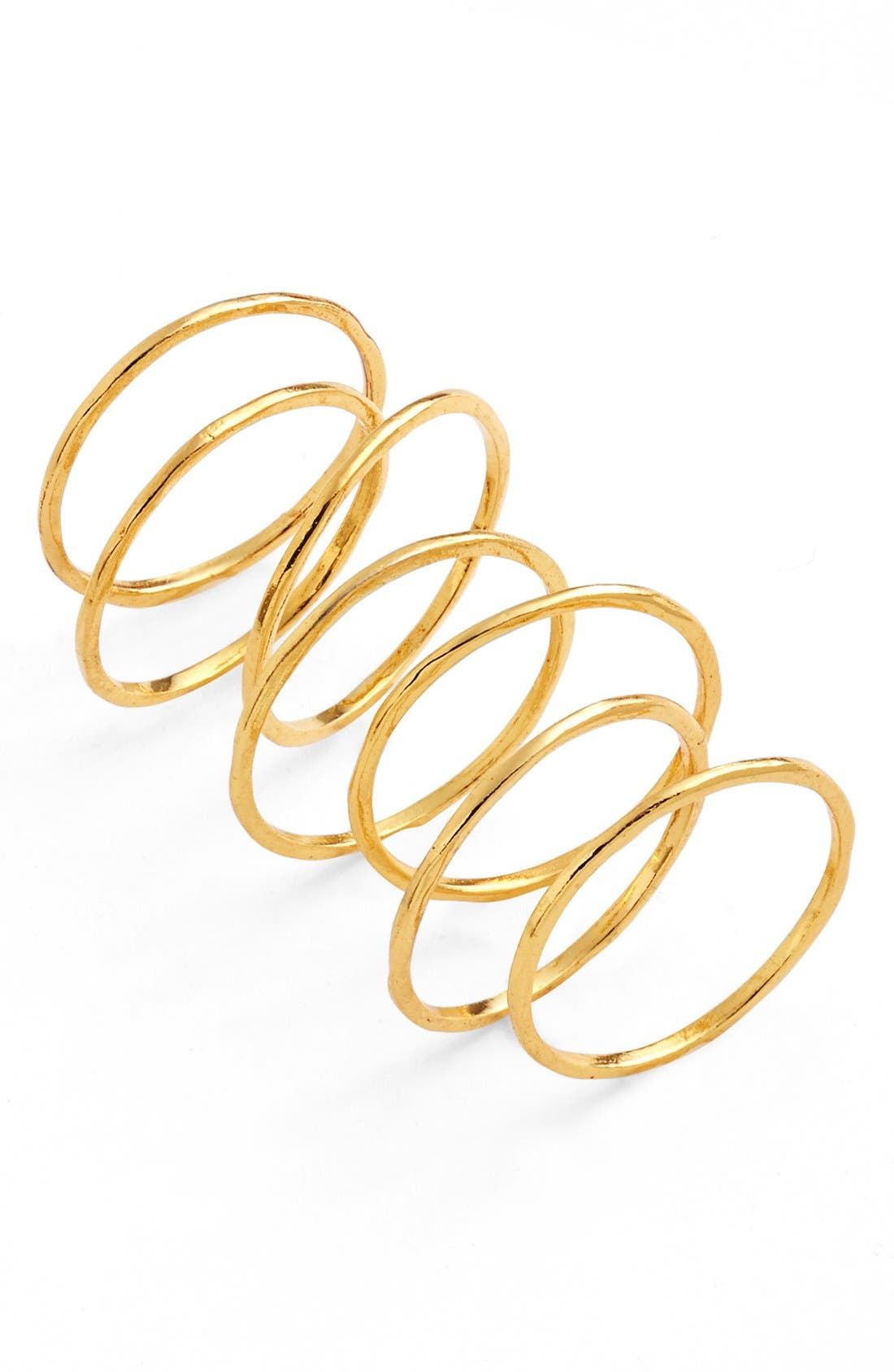 'G Ring' Rings (Set of 3) | Nordstrom
