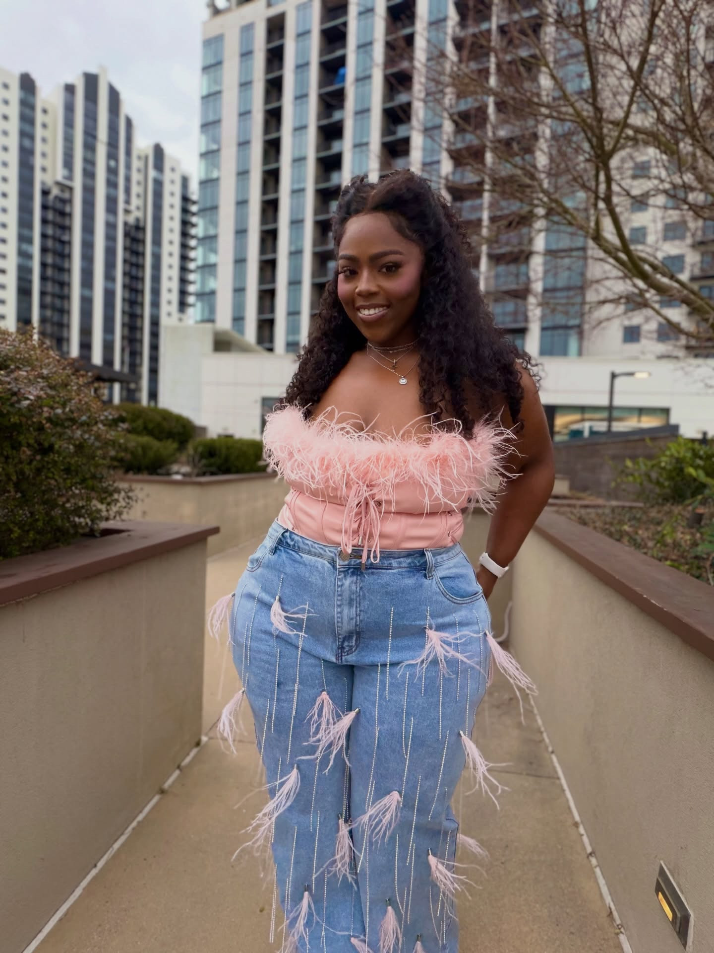 Pink is my superpower🦸🏾‍♀️💕

I dress for how I feel — not for approval, not for comfort levels that aren’t mine.
Pink on. Opinions off. Confidence starts the moment you stop caring who’s watching.

@shopakira 
👚 Star of the Night Corset
👖 Shake It For Me Girl Pink Feather Denim
👠 Azalea Wang Jameeka Pink Fur Pump

Comment “Shop” for the 🔗s.

Heyyyy new besties 💋 it’s a new month📆, so meet the woman behind the pretty pics😊:
✨ Mississippi born, Atl📍
✨ 35 | Single | 0 dependents
✨ Big sis to an albino 👑(14 yrs apart — yes, my birth control 😌)
✨ Marketing + Tech girly (BSN • PMP • CAPM • A+ • Network+)
✨ Beauty lover💋, confidence spreader, fragrance obsessed
✨ Soft life things: Travel✈️, creating, daydreaming, manifesting & praying 🙏🏾. 

Now spill your ☕️ !

#shopakira #plussizefashion #curvyfashion #atlantainfluencer #plussizecreator

SEOs: pink, villain soft life, confident baddie style, plus size fashion, Atlanta fashion creator, AKIRA, Atlanta influencer
