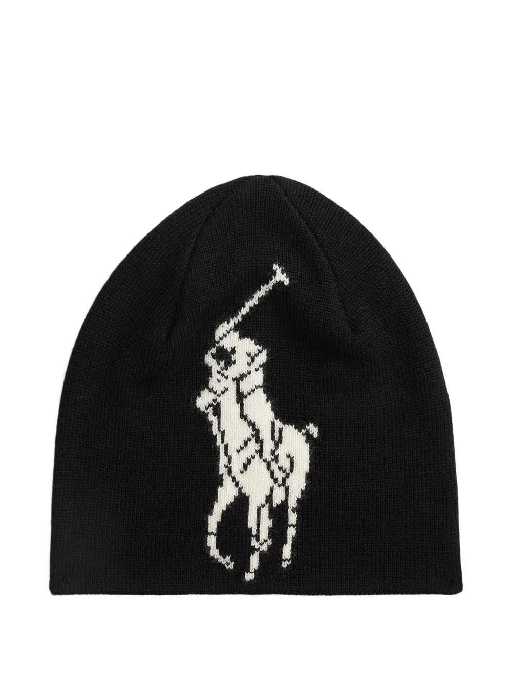 Polo Ralph Lauren Wool Beanie Hat | Black | FARFETCH | Farfetch Global