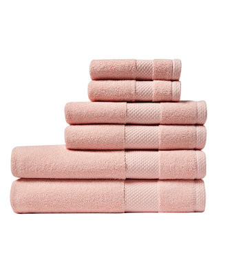 Heritage Anti-Microbial Supima Cotton 6 Piece Bath Towel Set | Macy's
