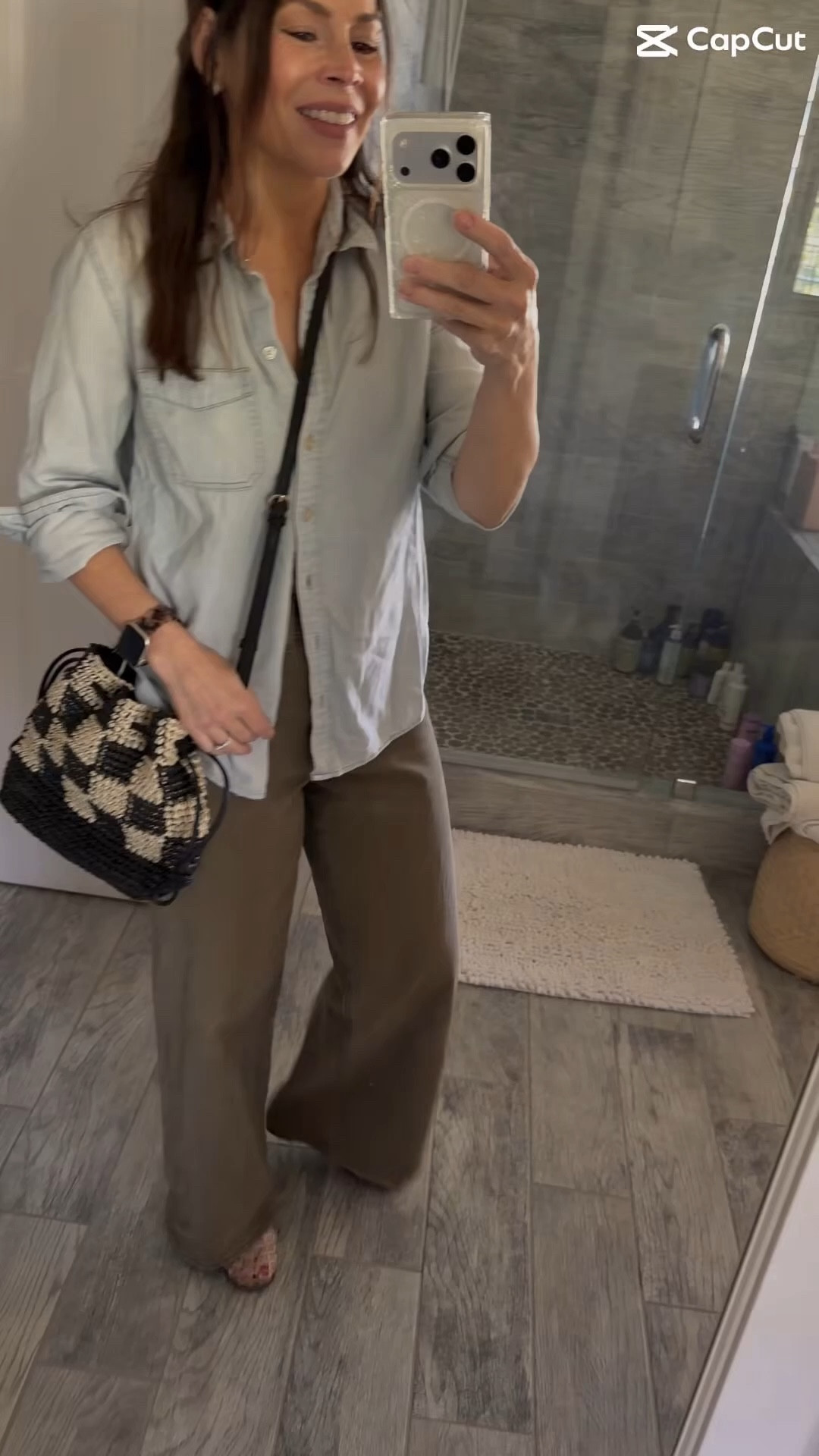 Chambray is the hardest working item in my closet! Here are some faves. Size up one to size for a roomier fit. You don't want fitted for these outfits

#LTKPetite #LTKOver40 #LTKootd