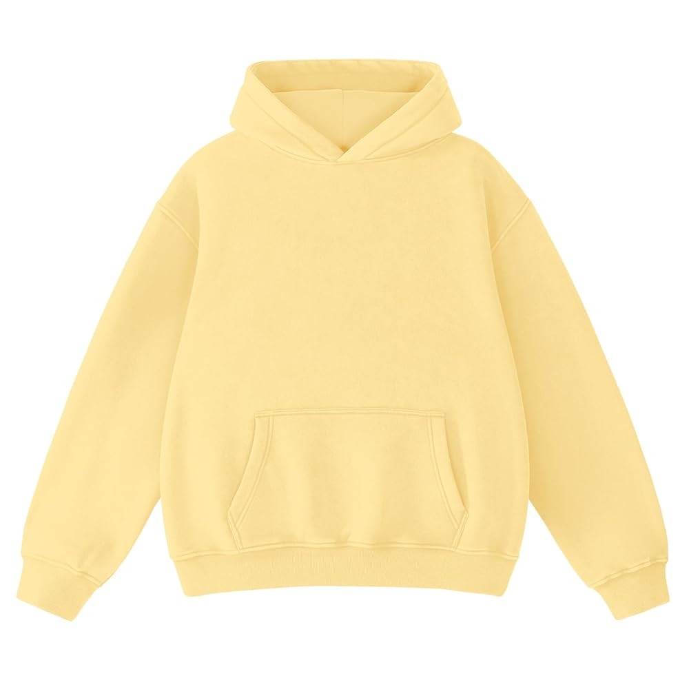 FAIABLE Womens Oversized Acid Wash Hoodie Unisex Heavyweight Cotton Hoodies Fleece Vintage Washed... | Amazon (US)