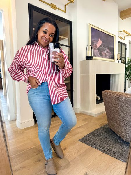 This top from old navy is so cute for Valentine’s Day! Wearing a Medium in top and 10 in jeans

#oldnavystyle #ad @oldnavy

#LTKSeasonal #LTKstyletip #LTKfindsunder50