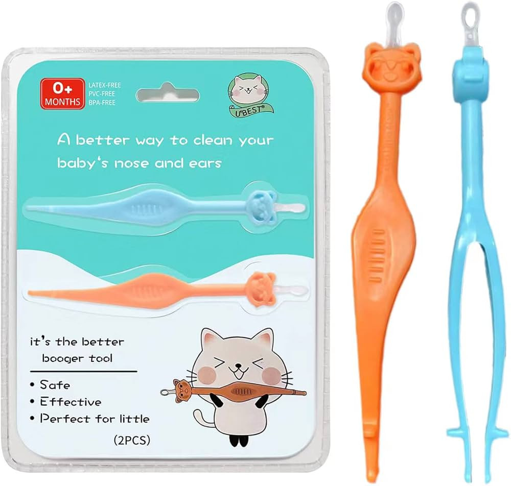 Two pack 3 in 1 baby Nasal Booger and Ear Cleaner, Nose Cleaning Tweezers, nose cleaner for Baby ... | Amazon (CA)