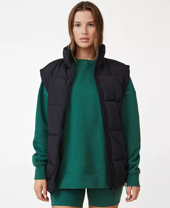 Women's Recycled Mother Puffer Vest Jacket | Macys (US)
