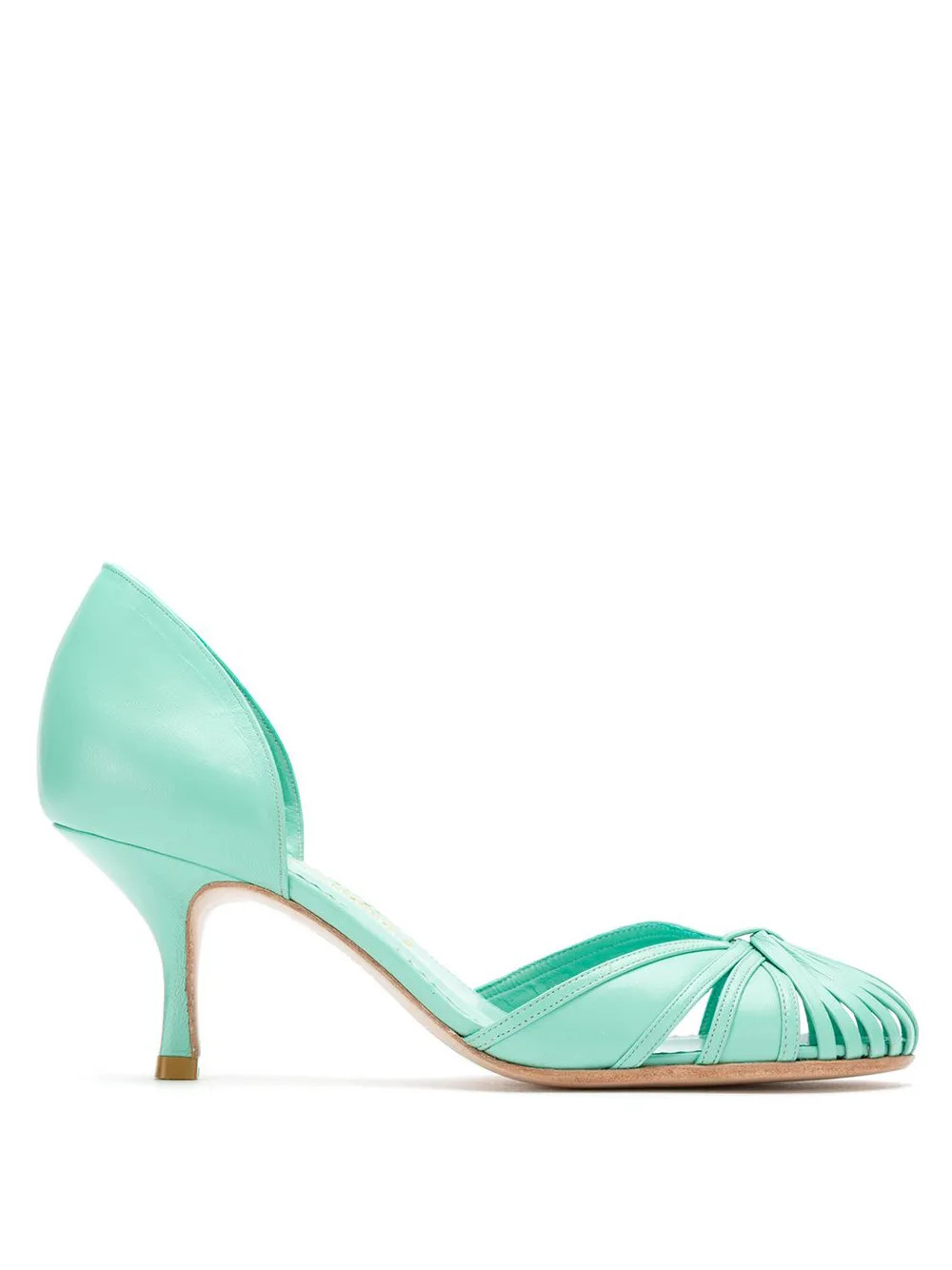 Sarah Chofakianleather pumps | Farfetch Global