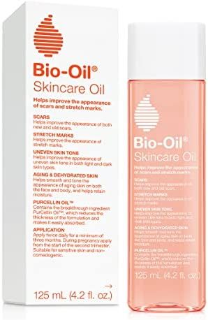 Bio-Oil Skincare Body Oil, Serum for Scars and Stretchmarks, Face and Body Moisturizer Dry Skin, ... | Amazon (US)