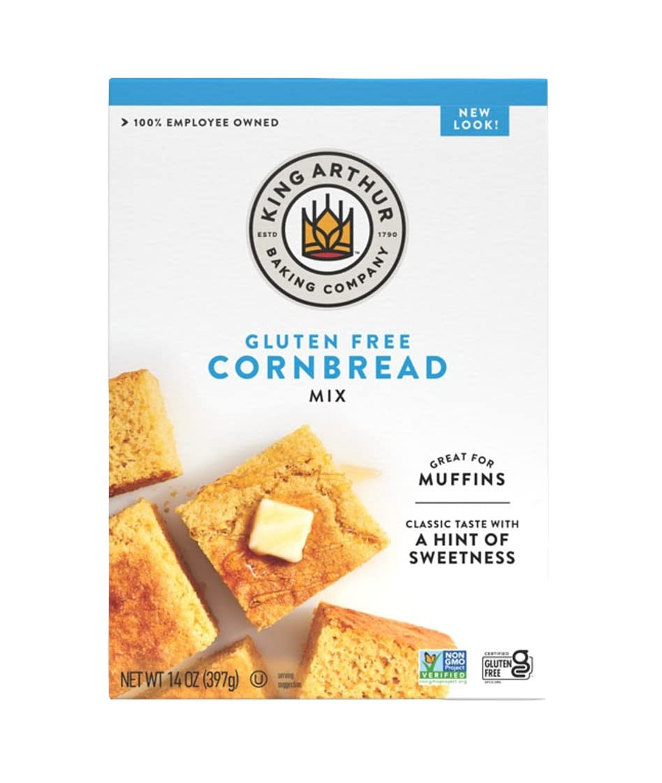 King Arthur Flour, Cornbread + Muffin Mix, Gluten Free, 14 Ounce | Amazon (US)