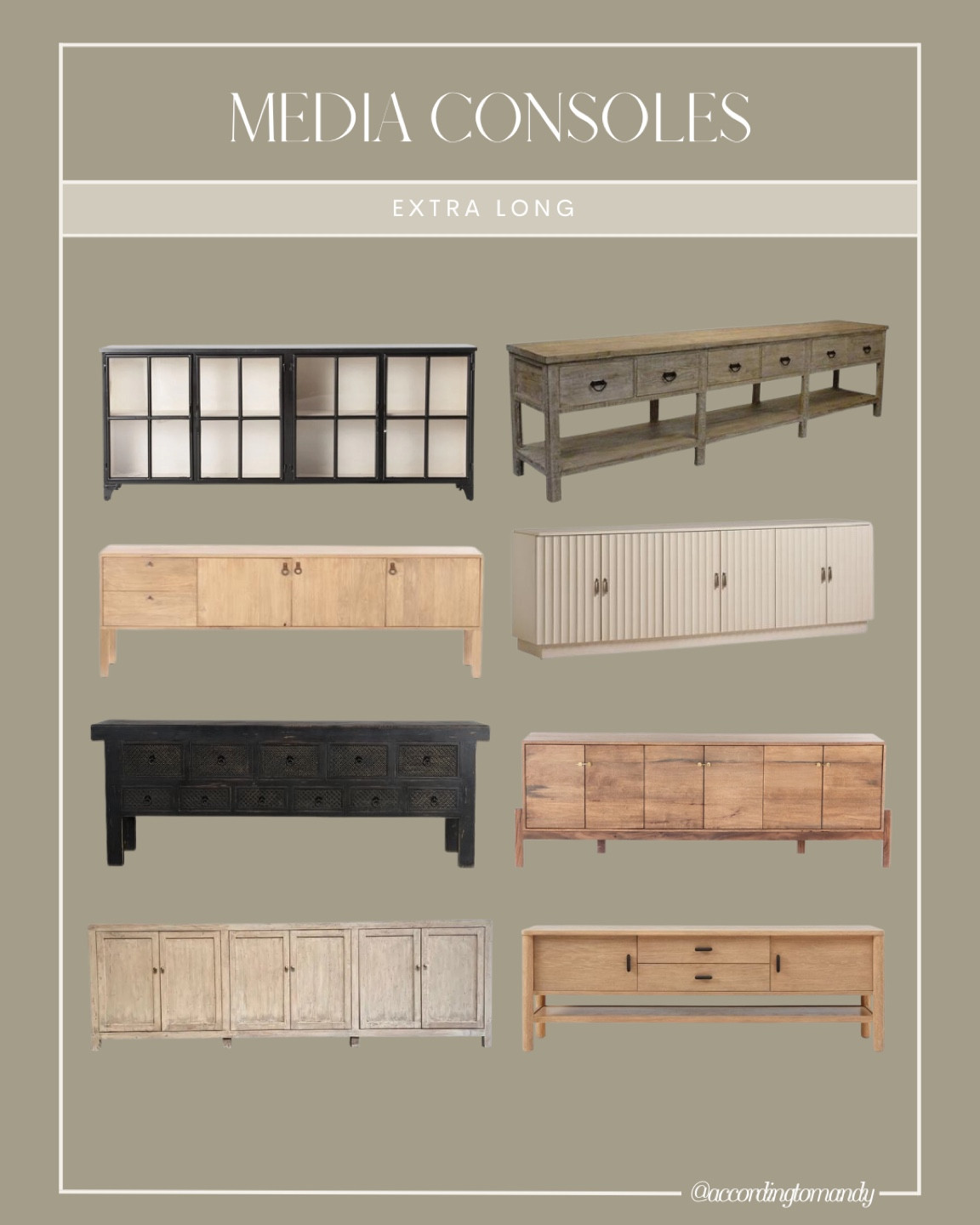 Extra long media consoles / cabinets / sideboards 

#LTKsalealert #LTKhome