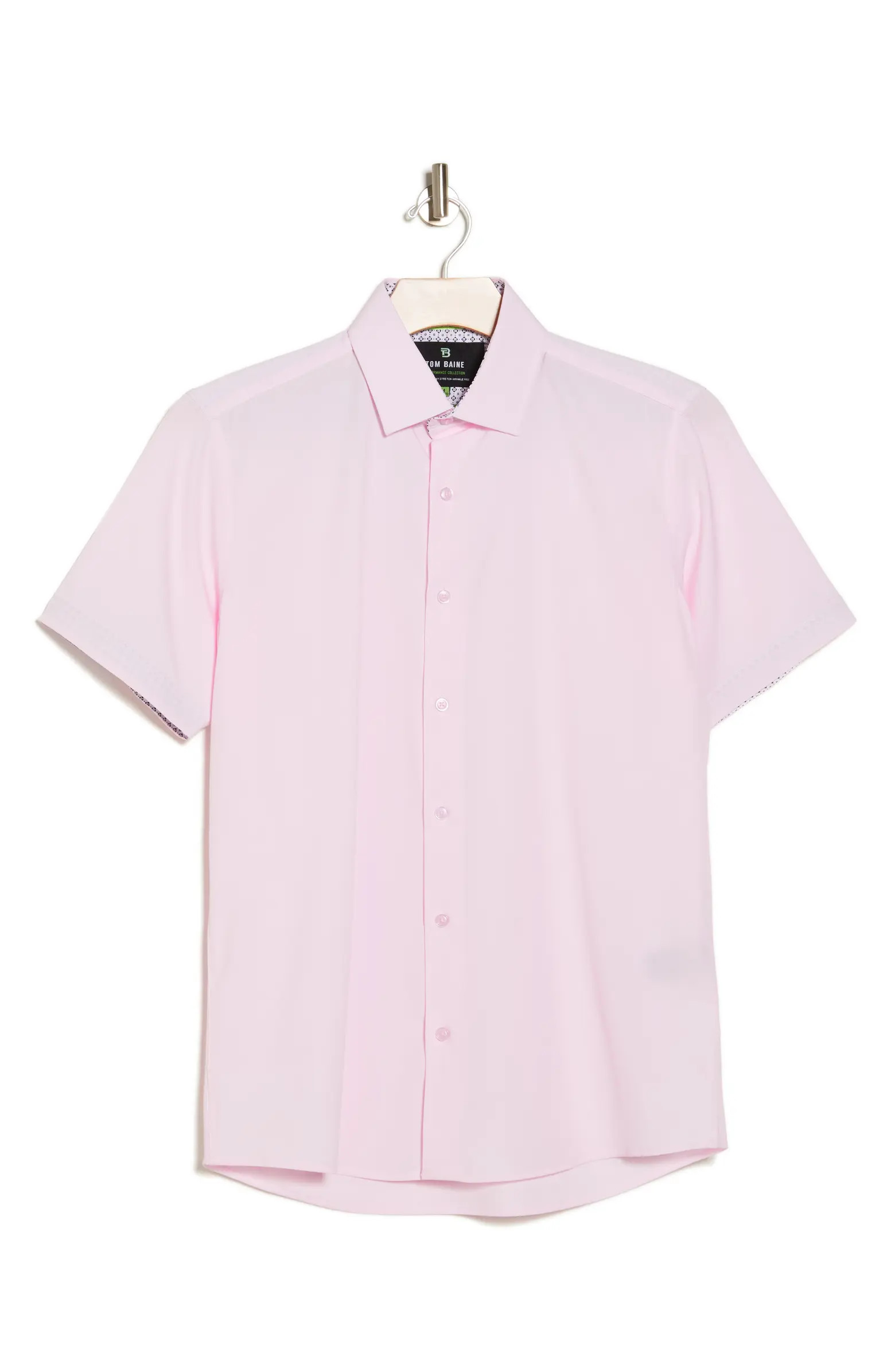 Slim Fit Performance Short Sleeve Button-Up Shirt | Nordstrom Rack