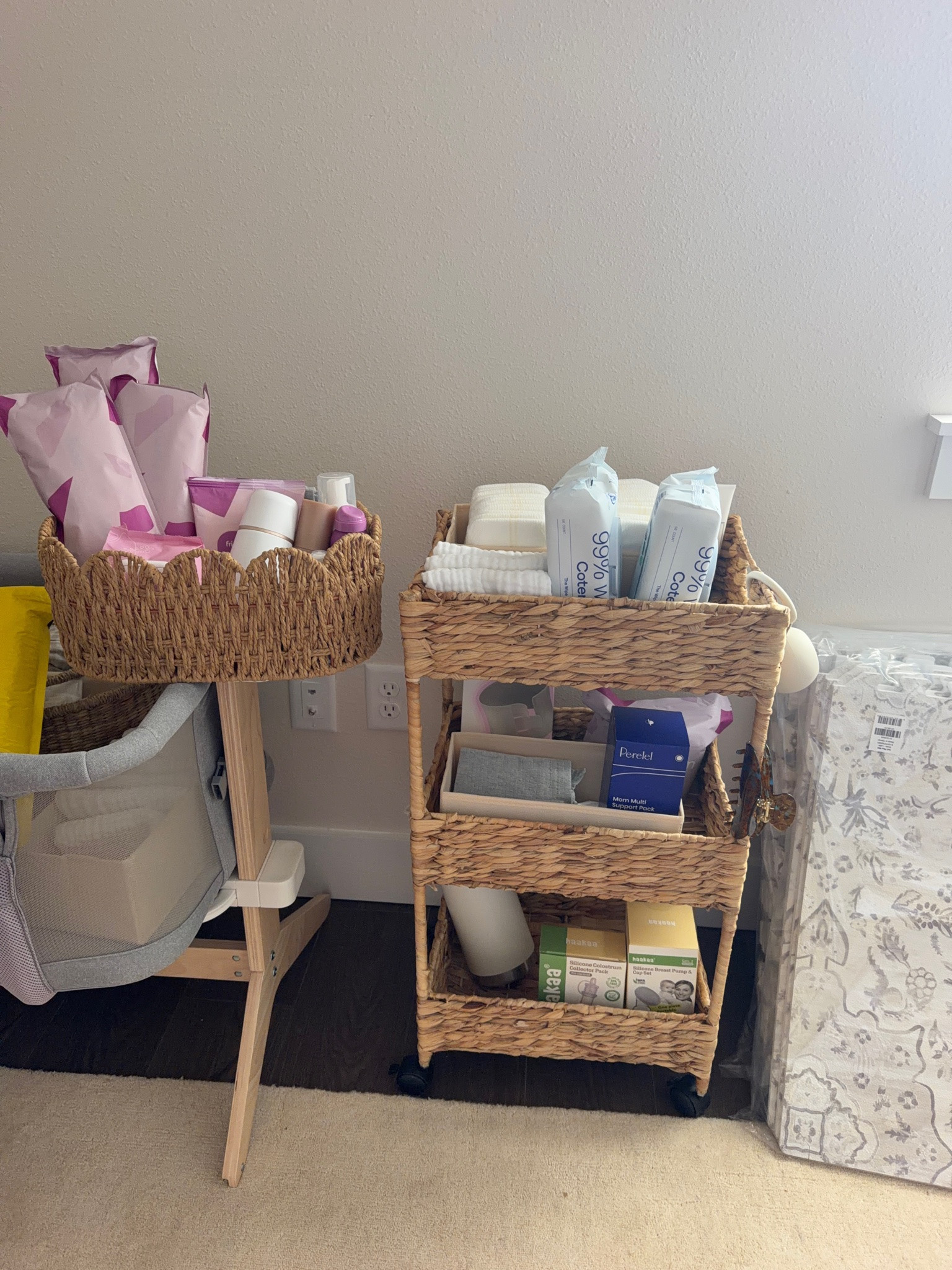 Nesting Details — a 3-tier rattan style nursery caddy and rattan baskets

Cute and functional so we can easily grab baby and postpartum care items, as needed!

#LTKHome #LTKBump #LTKBaby