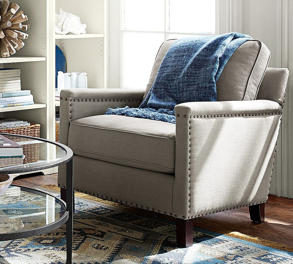 Tyler Square Arm Chair | Pottery Barn (US)