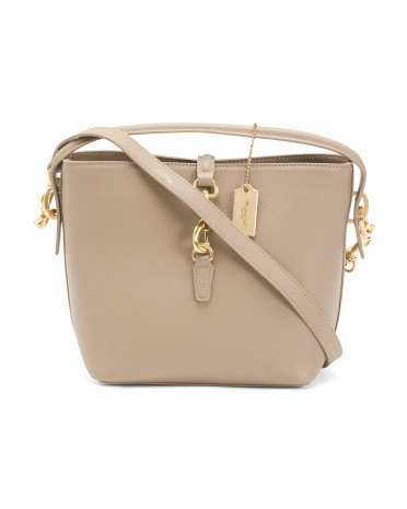 Leather Crossbody Bucket Bag | TJ Maxx