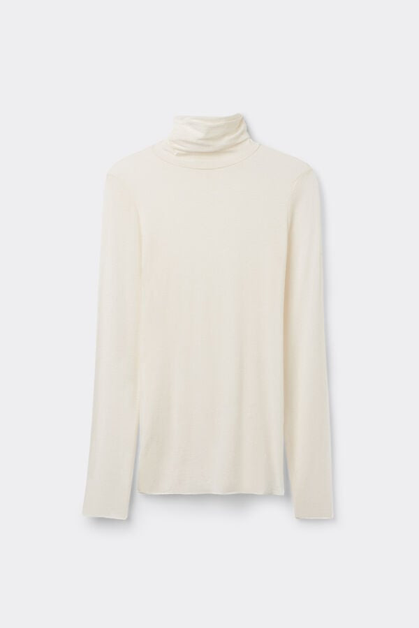 Modal Cashmere Ultralight High-Neck Top | Intimissimi (US)