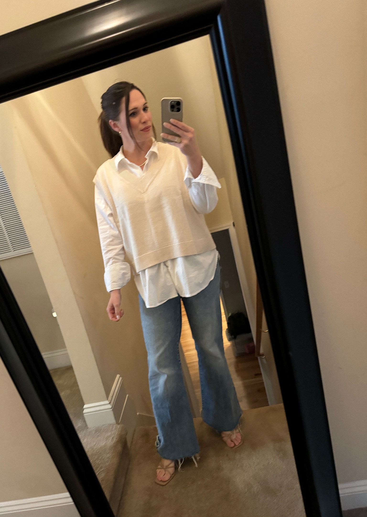 Sweater vest season is here.  Wearing a L. 

#LTKMidsize #LTKStyleTip #LTKSeasonal