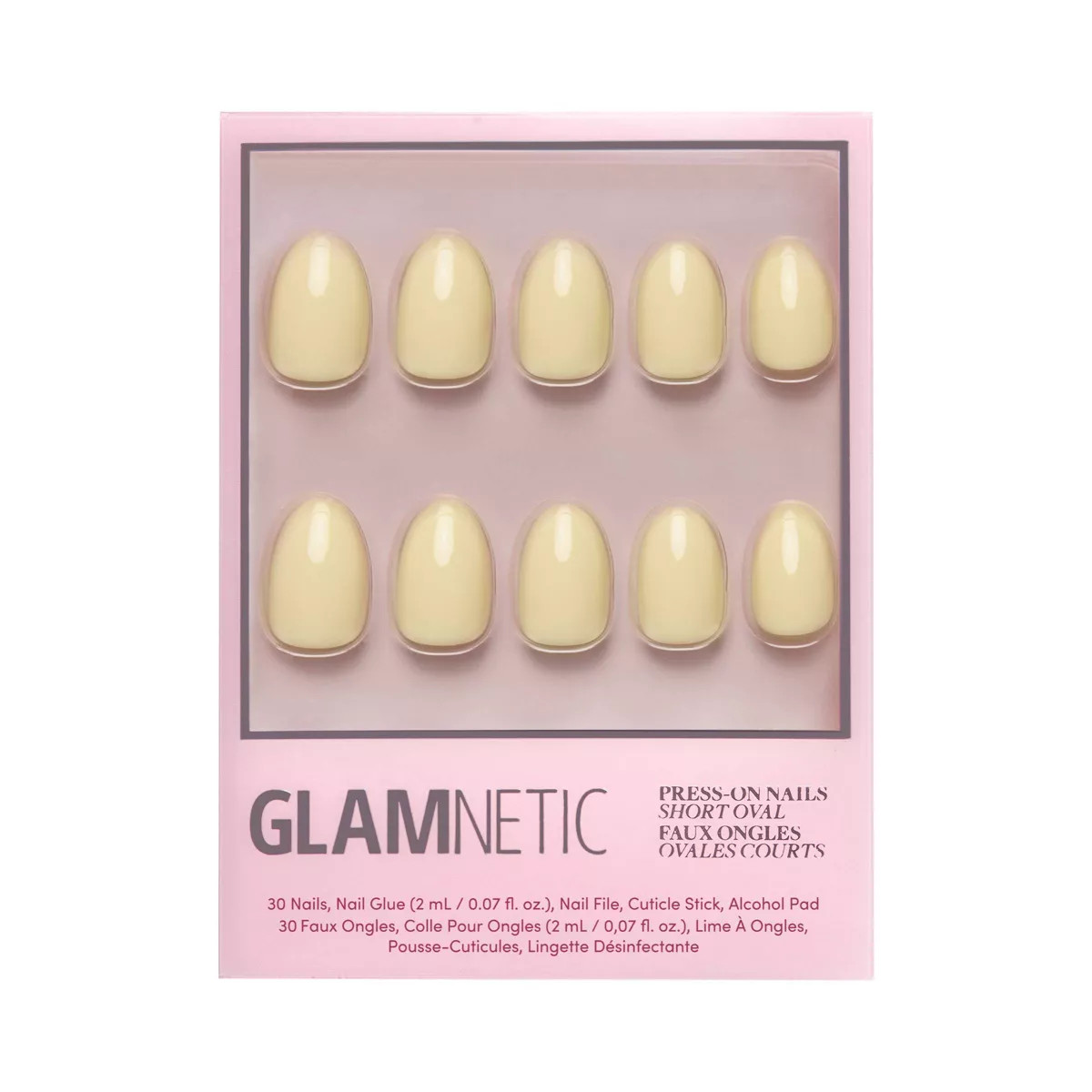 Glamnetic Pastel Yellow Press-On Nails - 30ct - Ulta Beauty | Target