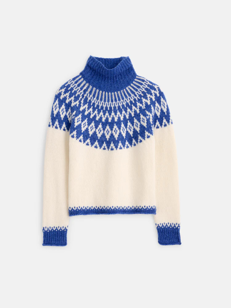 Bailey Fair Isle Turtleneck | Alex Mill