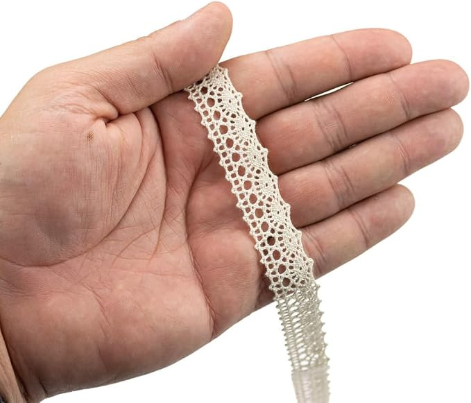 Renda de Algodão ArtePunto RA004 RA009 Peça com10 mt (RA004 Cru) | Amazon (BR)