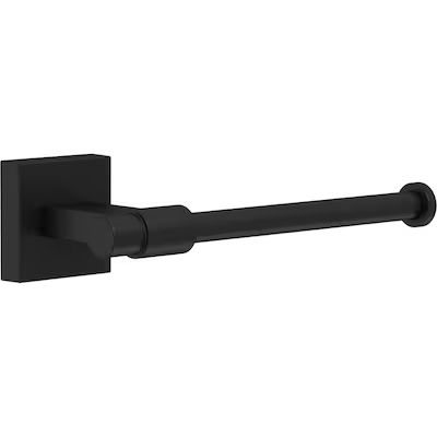 Franklin Brass Maxted Matte Black Wall Mount Single Post Toilet Paper Holder | Lowe's